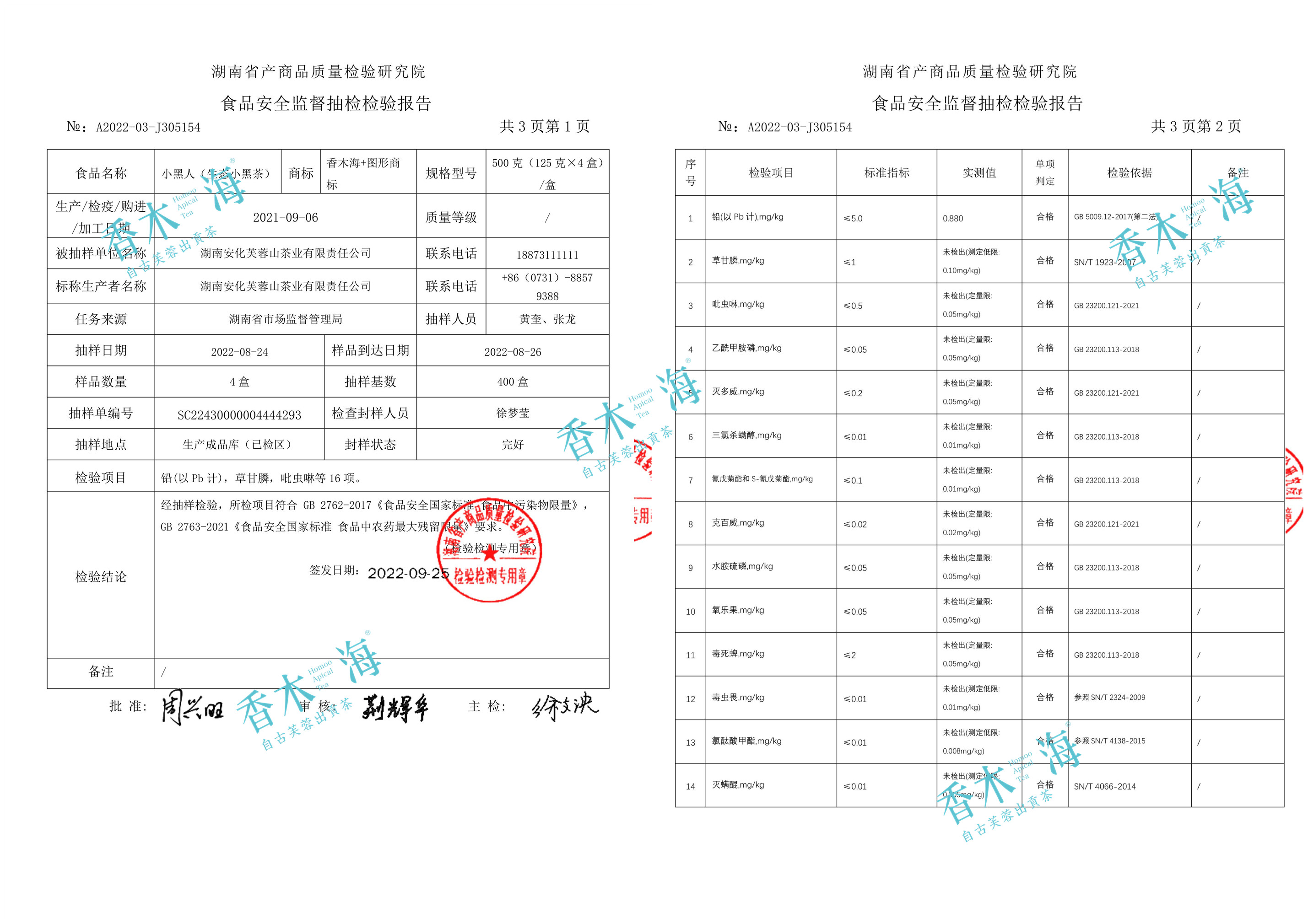 小黑人檢測報告